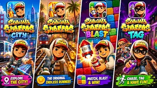 The Best Subway Surfers Games: Subway Surfers City, Subway Surfers, Subway Surfers Blast, Subway ...