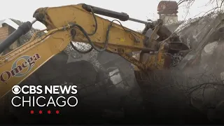 Demolition begins on old mental health center in Tinley Park Illinois