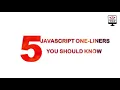5 JavaScript One Liners You Should Know