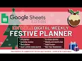 Fully Editable Christmas Planner 2022 Google Sheets