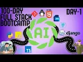 CHATGPT 100 Day Full Stack Developer BOOTCAMP Python TypeScript React Git Linux - DAY 1 SETUP