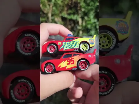 Disney Cars Race to Rescue Lightning Mcqueen comparison