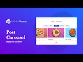 How to Add a Post Carousel Slider for Elementor