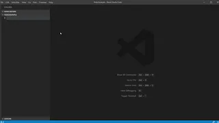 15 - Hello world in VSCode