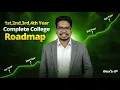 1st 2nd 3rd 4th Year BTech Roadmap 2026 Complete Engineering Roadmap for Software Jobs Telugu