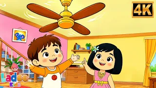 Upar Pankha Chalta Hai, ऊपर पंखा चलता है, Kids Rhymes and Hindi Song