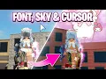 HOW TO CUSTOMIZE ROBLOX Sky cursor font
