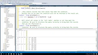 How To Use Left Right and Full Joins Microsoft SQL Server 2017 for Everyone