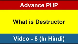 Advance PHP - Part 8