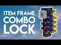 Compact Item Frame Combination Lock Minecraft Java 26 2 Redstone Tutorial