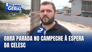 Moradores do Campeche cobram agilidade da Celesc em obra