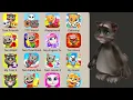 Outfit7 All 23 Games: Talking Tom Friends World,My Talking Angela 2,Talking Tom Blast,Gold Run,News