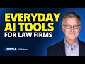 Practical AI for Lawyers Hands On Tools for Daily Practice Justia Webinars