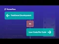 Traditional Development vs Low--Code