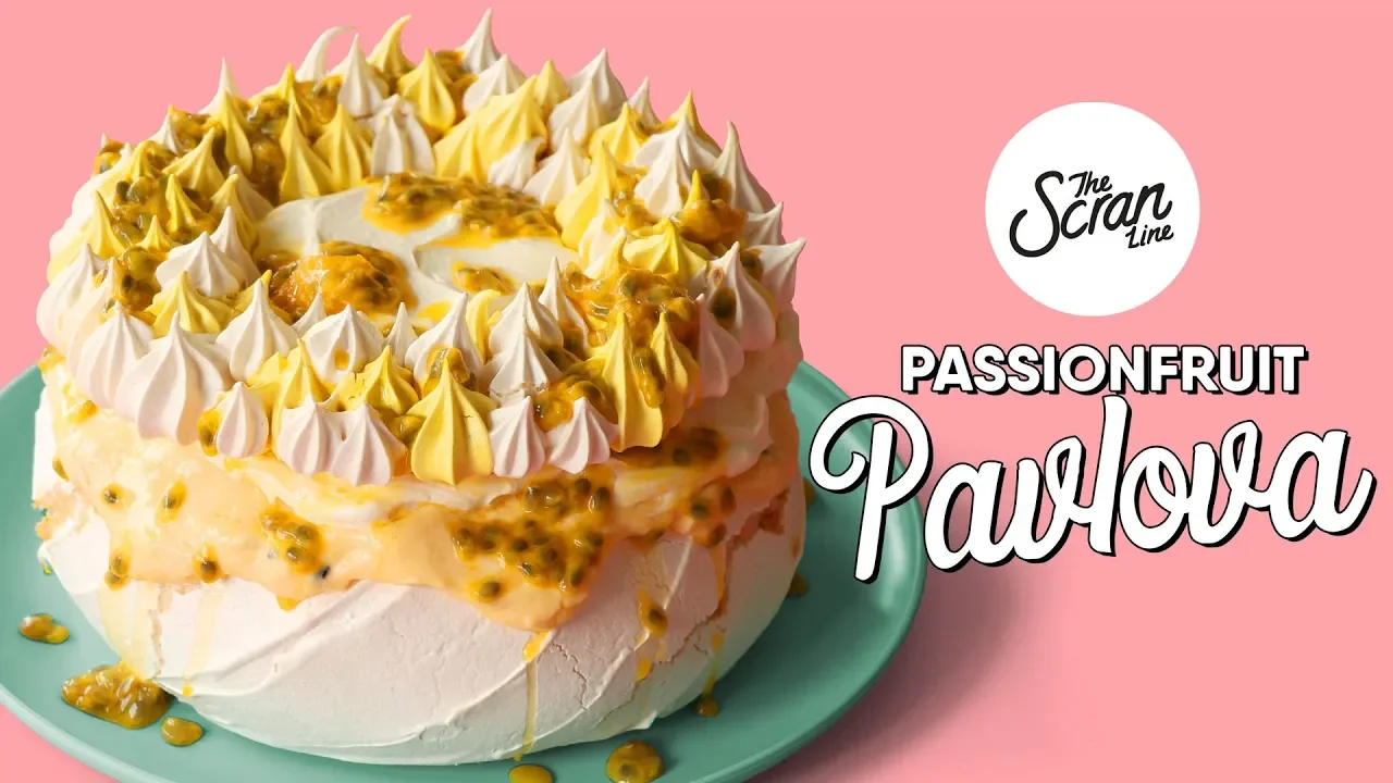 How To Make A Passionfruit Pavlova - The Scran Line