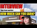 MCDONALD S INTERVIEW 2026 questions tips first day SALARY