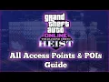 GTA Online Diamond Casino Heist Access Points and Points of Interest POI Locations