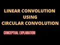 Linear Convolution Using Circular Convolution - Discrete Signal Processing