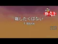 【カラオケ】離したくはない / T-BOLAN