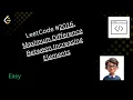 LeetCode 2016 Maximum Difference Between Increasing Elements Java Solution