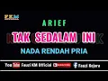 Download Lagu TAK SEDALAM INI - Arief [ KARAOKE ] Nada Rendah Pria