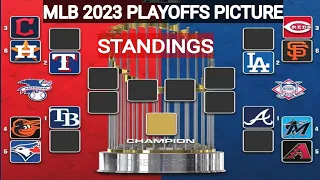 2023 MLB Playoffs Picture MLB standings MLB standings 2023 today AL standings NL standings