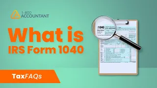 What is IRS Form 1040 - TaxFAQs