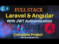 Full Stack Application with JWT authentication using Laravel and Angular Login Logout Signup