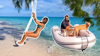 Treasure Hunting on a Deserted Island In the Bahamas