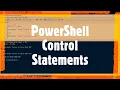 PowerShell Control Statements
