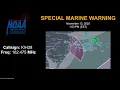 EAS Special Marine Warning Sandy Hook NJ and more 2025
