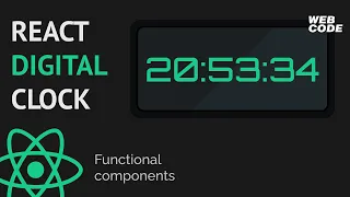Build a digital clock with React Beginner React Project