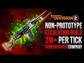 This NON PROTOTYPE Pestilence Build is UNSTOPPABLE in Escalation 2M Damage Per Tick Division 2