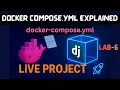 Docker Compose YML Explained LAB - 6 Docker Volumes Complete Live Project Step by Step