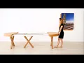 EXTENDABLE ROUND TABLE