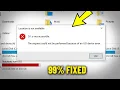 The request could not be performed because of an device error in Windows - How To Fix