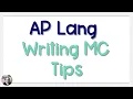AP Lang Writing Multiple Choice