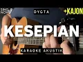 Download Lagu Kesepian - Dygta (Karaoke Akustik + Kajon)