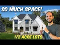 We FOUND Massive Frederick Maryland CUSTOM HOMES on HUGE Lots Kellerton Community