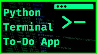 Python Terminal To-Do Application Retro-ish Task Manager Program