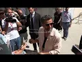 Director Julian Schnabel and actor Oscar Isaac arrive for In the Hands of Dante press conference