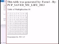 Program A HTML MATH TABLE GENERATOR In Visual Basic Part 4 of 4