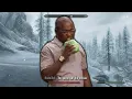 When you have no potions mid-combat so you resort to eating food