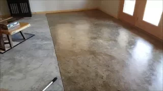 Tinte y acabado para piso de sotano DIY 2 colores sin grabar