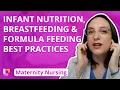 Infant Nutrition Breastfeeding Formula Feeding Best Practices - Maternity Nursing LevelUpRN