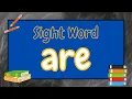 ARE Sight Word - Kindergarten