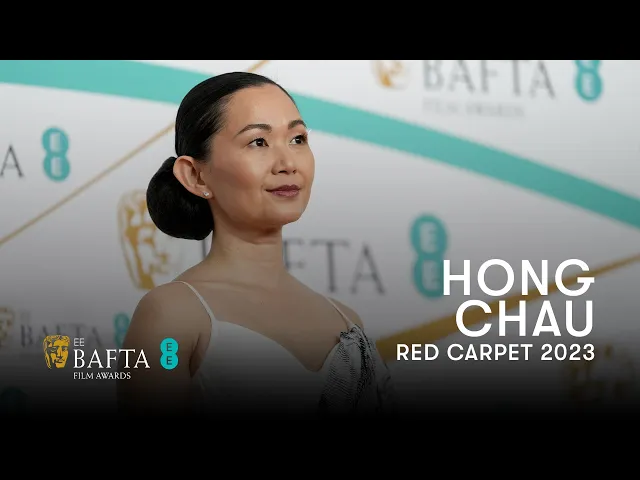 Hong Chau on Working with The Whale Director Darren Aronofsky | EE BAFTAs Red Carpet