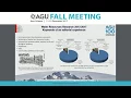 Lagu 2017 Fall Meeting - H42F: Recent Advances in the Hydrologic Sciences I