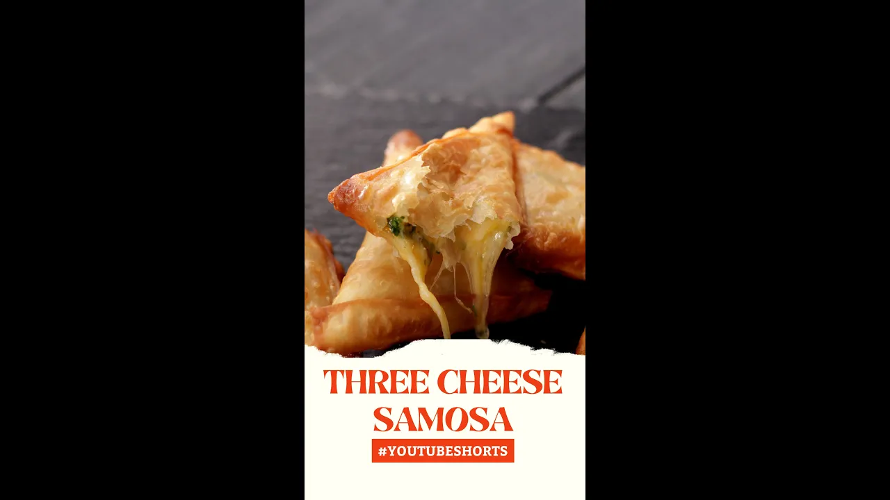 Three Cheese Samosa   #Shorts   Sanjeev Kapoor Khazana