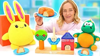 Nicole, Lucky ve Nicola Yeni Oyuncaklarla Kek Yapma Oyunu Oynuyor!